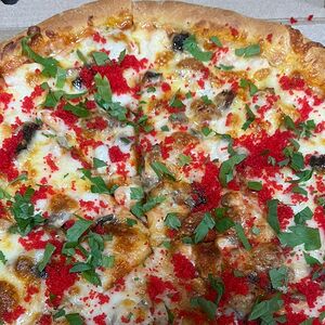 Рыбный микс Италия на тонком тесте