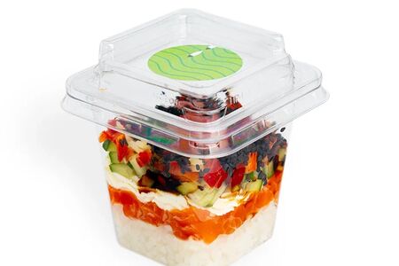 Трайфл с лососем 