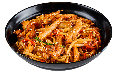 Вок удон терияки Юдзу с курицей