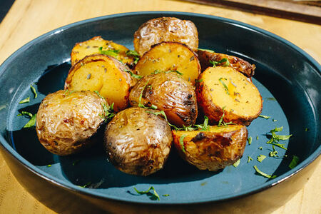 Картофель на мангале