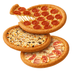 Набор из 3 пицц 25 см