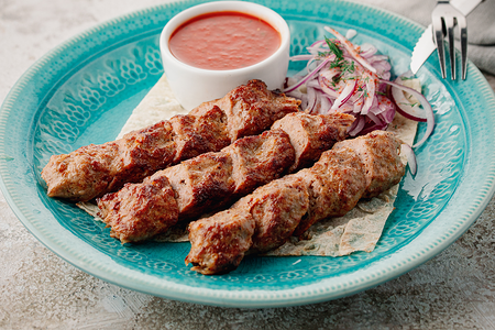 Люля-кебаб из цыпленка