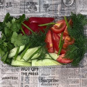 Микс-Овощи нарезанные с зеленью