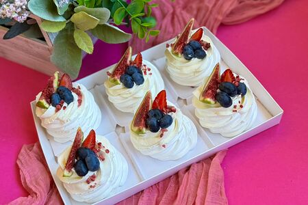 Пирожное Павлова с лимонным кремом 6 шт