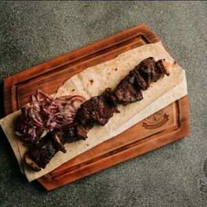 Шашлык из говяжьей печени 300 гр