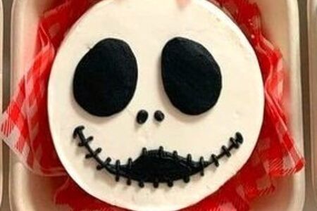 Бенто-торт Скелет Череп