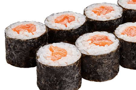 Маки с лососем