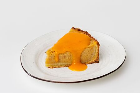 Тыквенный чизкейк с облепиховым кремом 