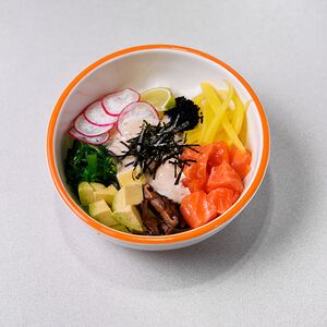 Поке с лососем 