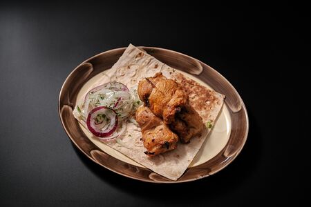 Шашлык из филе куриного бедра