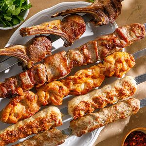 Шашлык из мякоти ягненка