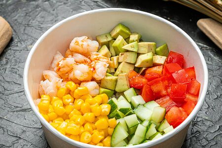 Поке с креветками