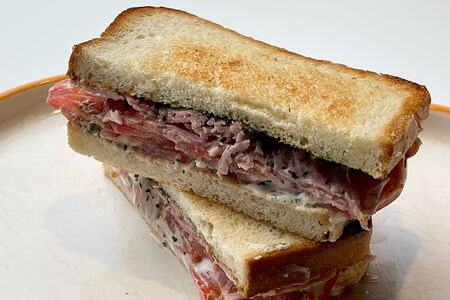 Клаб-сэндвич с ветчиной