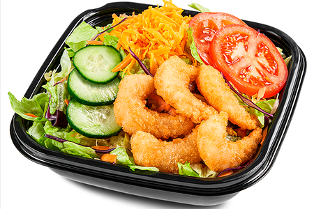 Салат с креветками