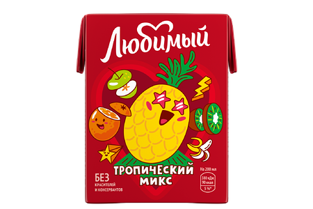 Сок Любимый Тропический микс