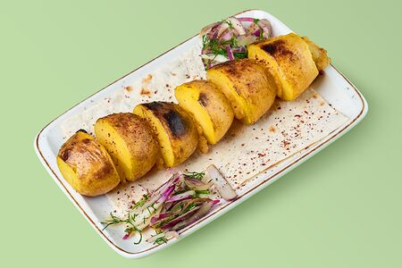 Картошка с салом (курдюк)