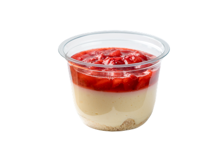 Чизкейк с клубникой