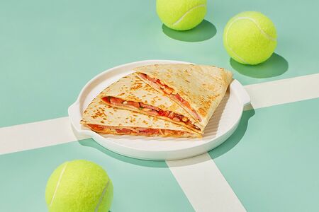 Кесадилья с беконом