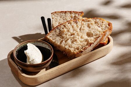 Тартин на закваске с грибным маслом