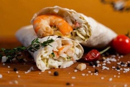 С креветками