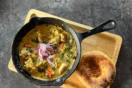 Я - Чкмерули из курицы в сливочно-чесночном соусе