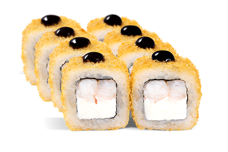 Ролл Филадельфия темпура с креветками (панко)