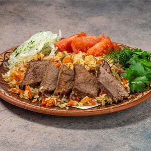 Плов узбекский с говядиной