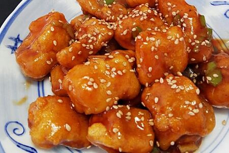 D17 Жареный судак с кисло-сладким соусом