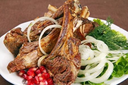 Шашлык из баранины на кости