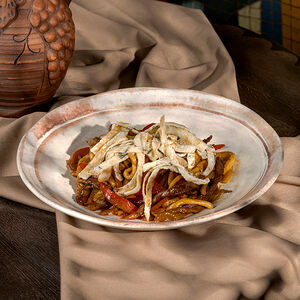 Ковурма-лагман с говядиной