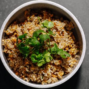 Тяхан с яйцом