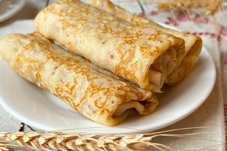 Блины с курицей