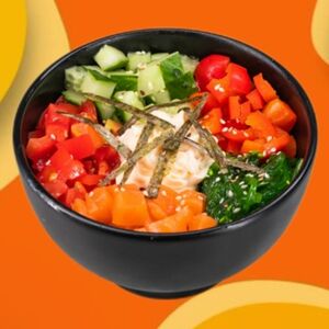 Поке с лососем