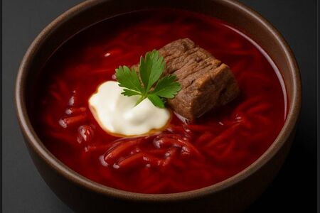 Борщ с говядиной