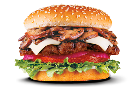 Бургер с грибами