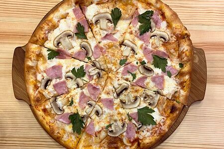 Пицца Ветчина и Грибы 25 см