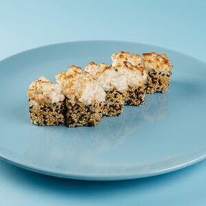 Запеченный с тигровой креветкой