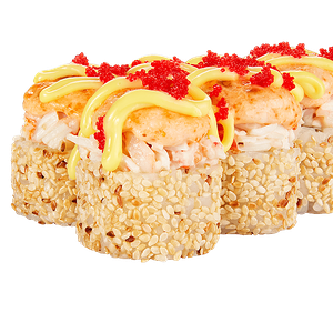 Запеченный с креветкой