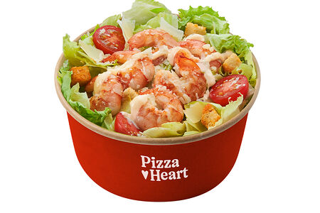 Салат Цезарь с креветками