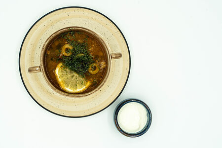 Солянка со сметаной