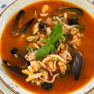 Соте из морепродуктов