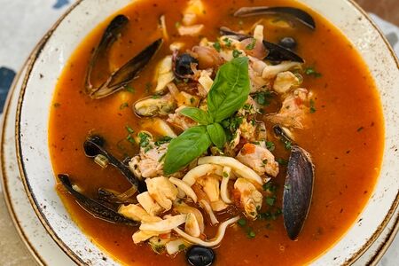 Соте из морепродуктов