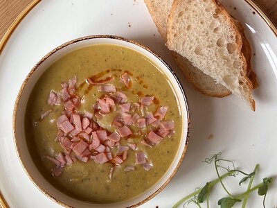 Чечевичный крем-суп 