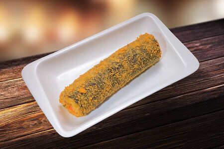 Японская шаверма в темпуре с жареным лососем