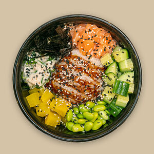 Поке с лососем