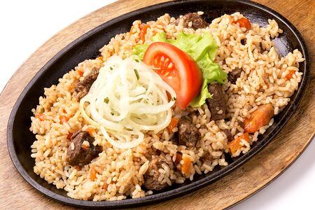 Ланч № 8 Плов с говядиной