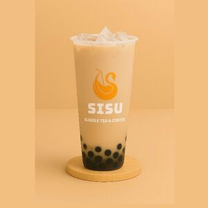 Чёрный чай с молоком 