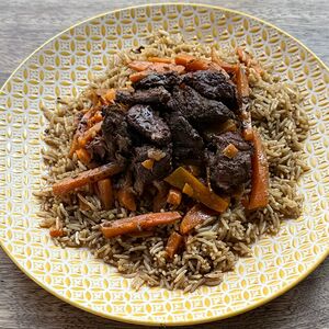 Узбекский плов с говядиной