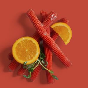 Чуррос Orange с сахарной пудрой, кокосовым сиропом и сгущенкой