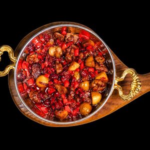 Филе баранины с вишней